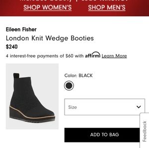Eileen Fisher booties